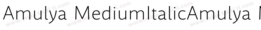 Amulya MediumItalicAmulya MediumIta字体转换
